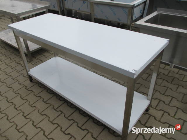 STÓŁ GASTRONOMICZNY CENTRALNY Z PÓŁKĄ 1606085 Ostrów Wielkopolski