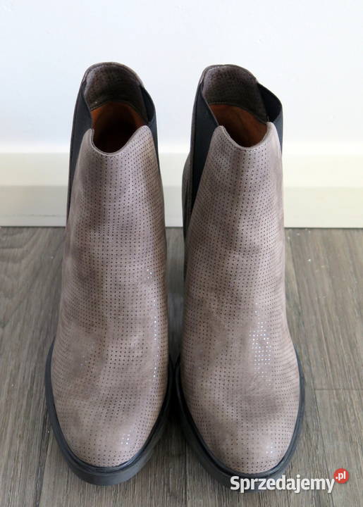 Nowe Piękne skórzane botki Bosccolo r 40 Komorniki