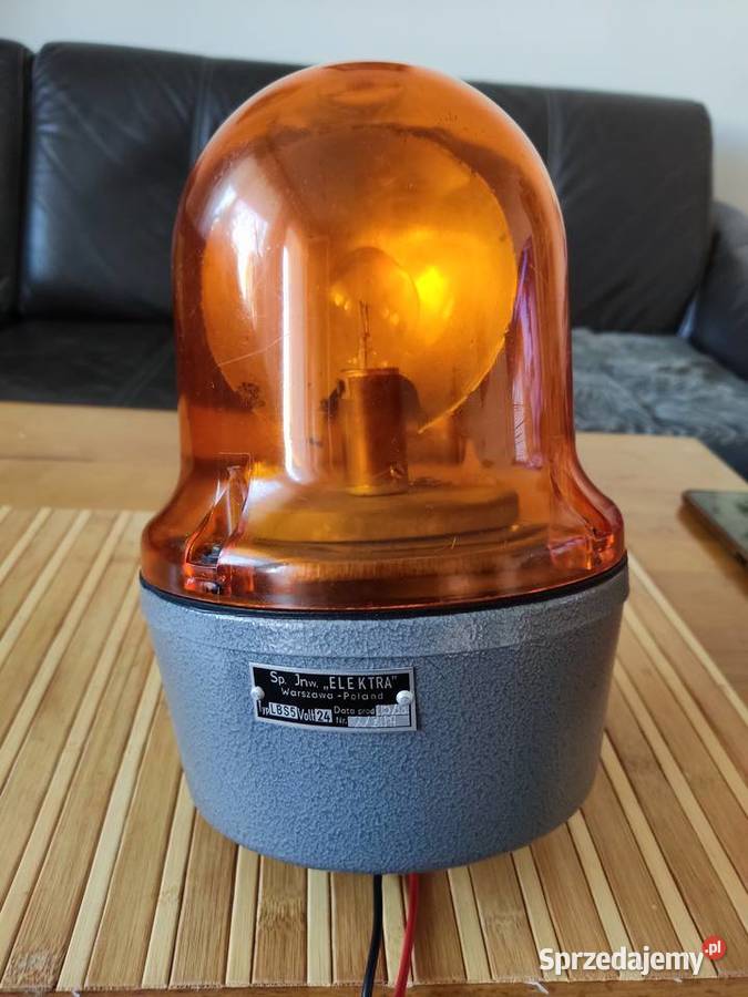 Lampa LBS 24V elektra pomarańczowa.