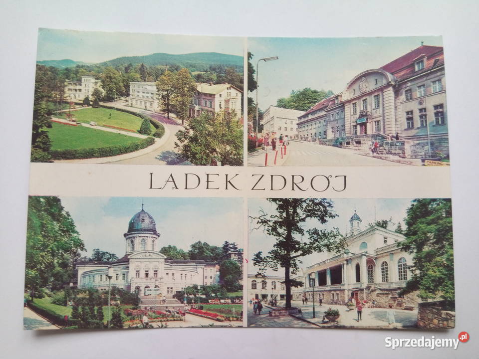 Pocztówka LądekZdrój 1970r PRL Pocztówki i karty telefoniczne Dąbrowa Górnicza