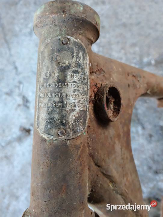 Stara rama motocyklowa Ural Iż inne podkarpackie Strzyżów