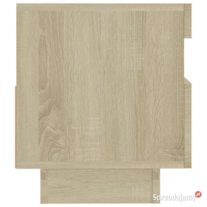 Szafka TV z oświetleniem LED dąb sonoma 80x35x40 mazowieckie Warszawa