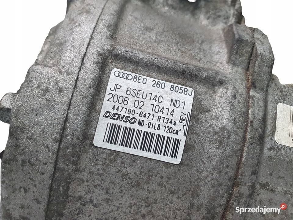 SPRĘŻARKA KLIMATYZACJI Seat Exeo Audi TT A4 B7 Chełm