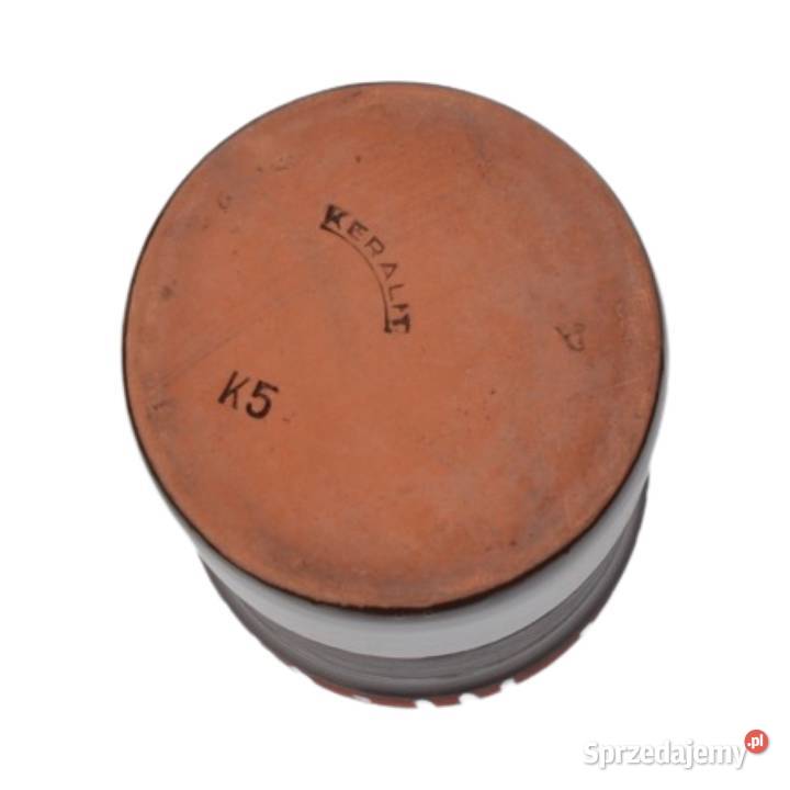 Ceramiczny wazon Keralit Litomyl Czechosłowacja Warszawa sprzedam