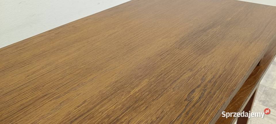 biurko drewniane małe dwustronne vintage design Biurka Radomsko