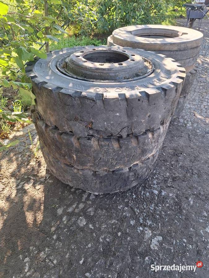 Opona pełna 100020 TRELLEBORG Felga CAT Opony i felgi lubuskie Strzelce Krajeńskie sprzedam