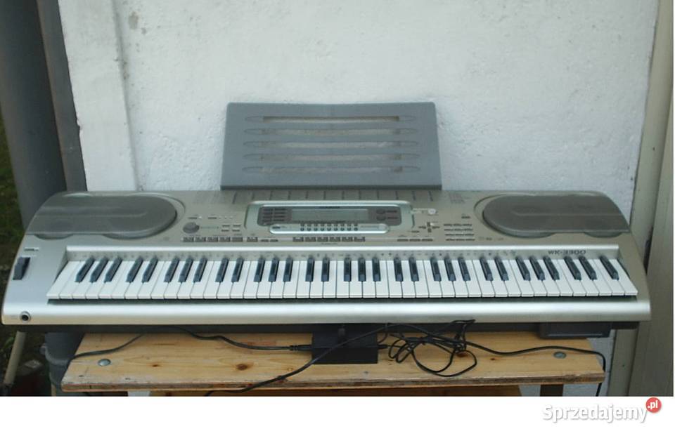 Keyboard Casio WK3300, 6 oktaw, klawiatura dynamiczna