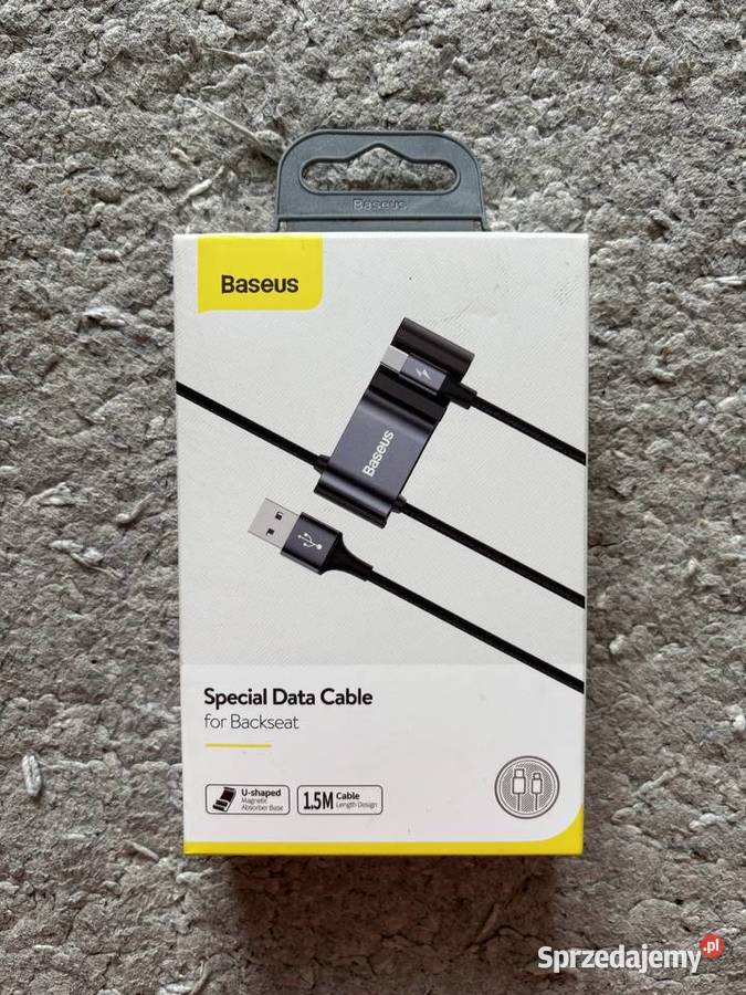 Kabel Baseus z wbudowanym rozgałęźnikiem Pszów