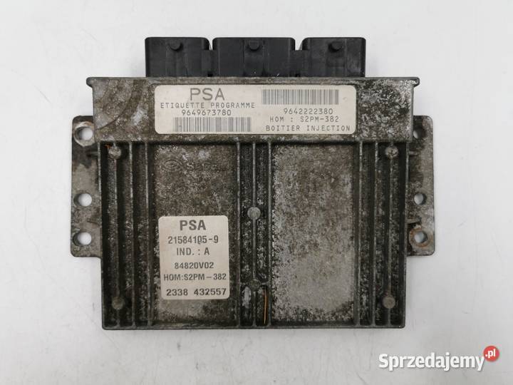 Sterownik Silnika Citroen Berlingo 14 9649673780 Komputery Wyszków