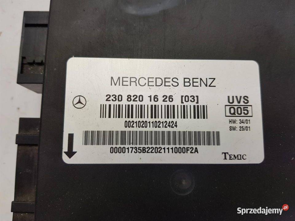 MODUŁ MERCEDES SL R230 A2308201626 DACHU SL500 Lipno