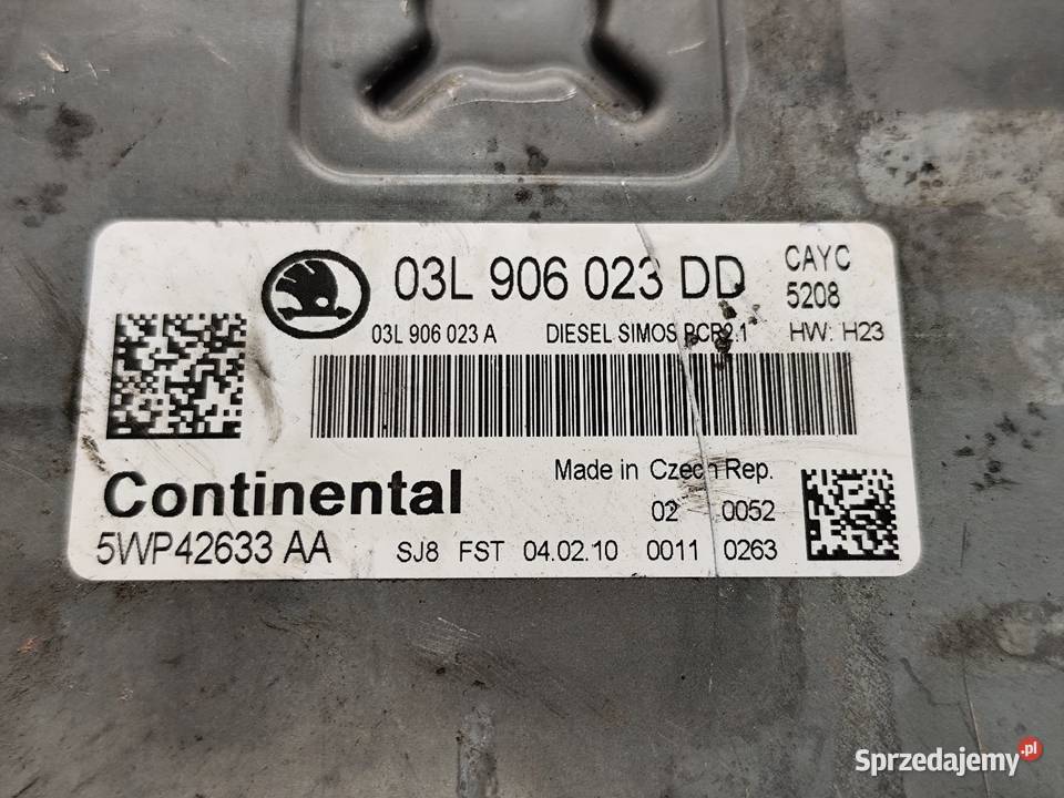 Skoda Octavia Ii 16tdi Sterownik Komputer sprzedam