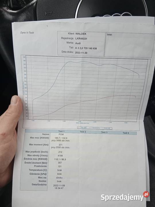 Audi a3 8p 20 tdi 180 manualna Jazowa