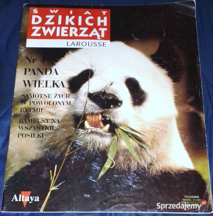 Świat dzikich zwierząt Larousse 4 Panda wielka