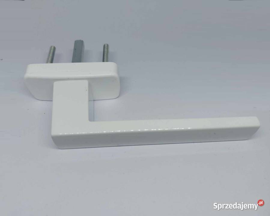 Klamka okienna PCV biała uniwersalna standardowa Budowa małopolskie Nowy Sącz