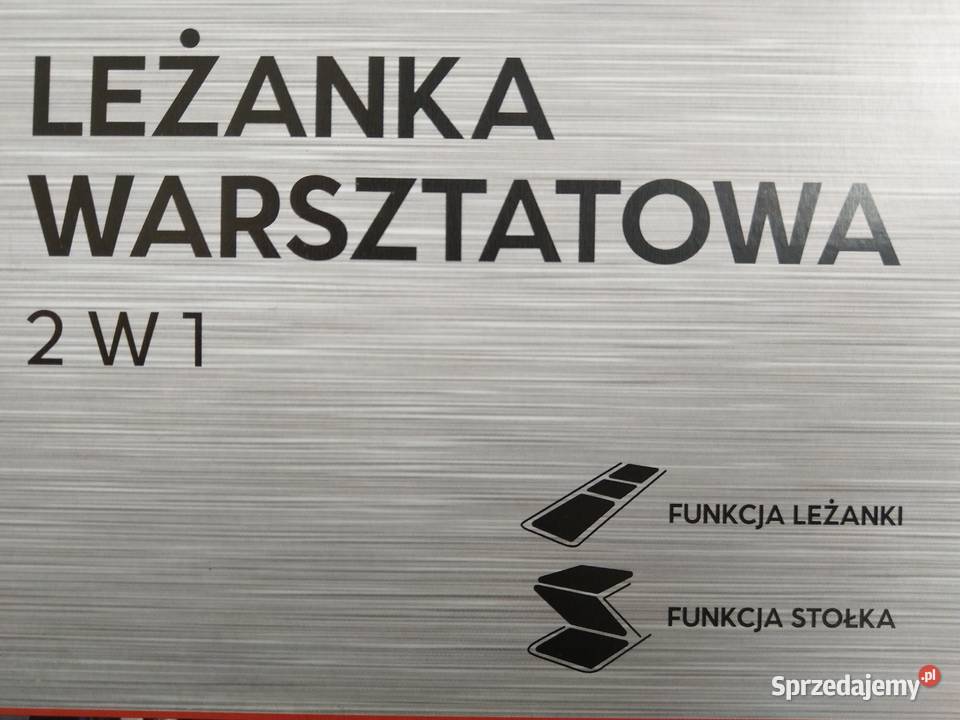 NAJTANIEJ Leżanka Warsztatowa Stołek Podpórka Leżanki i taborety warsztatowe sprzedam
