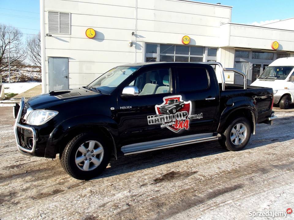 Orurowanie skrzyni ładunkowej Toyota Hilux rury Pasłęk