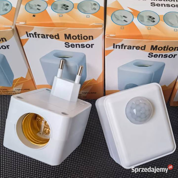 Gniazdo żarówki E27 z czujnikiem ruchu PIR Rzeszów