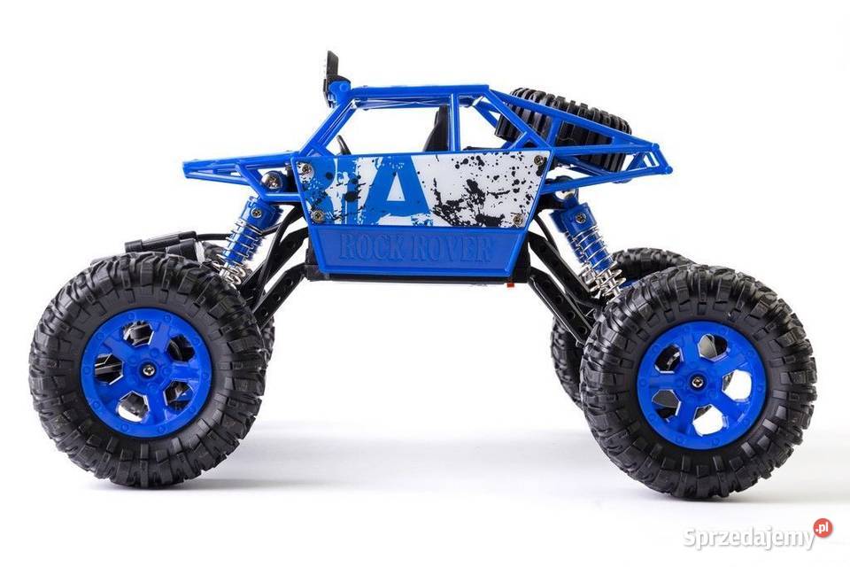 Duży Monster Truck zdalnie sterowany niebieski Poznań