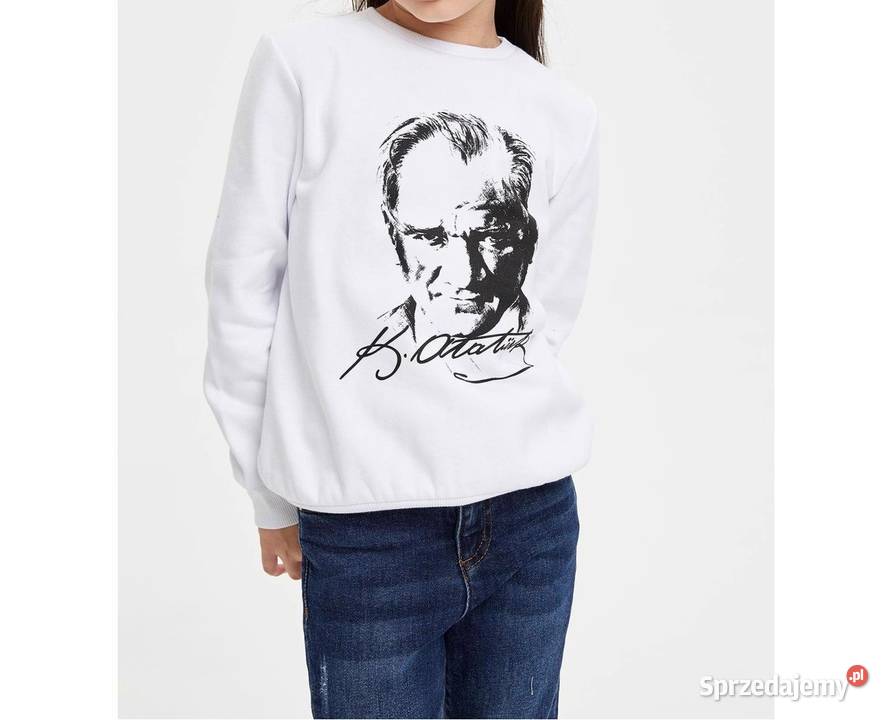 Bluza z nadrukiem BEYAZ ATATRK DEFACTO lubelskie Zamość