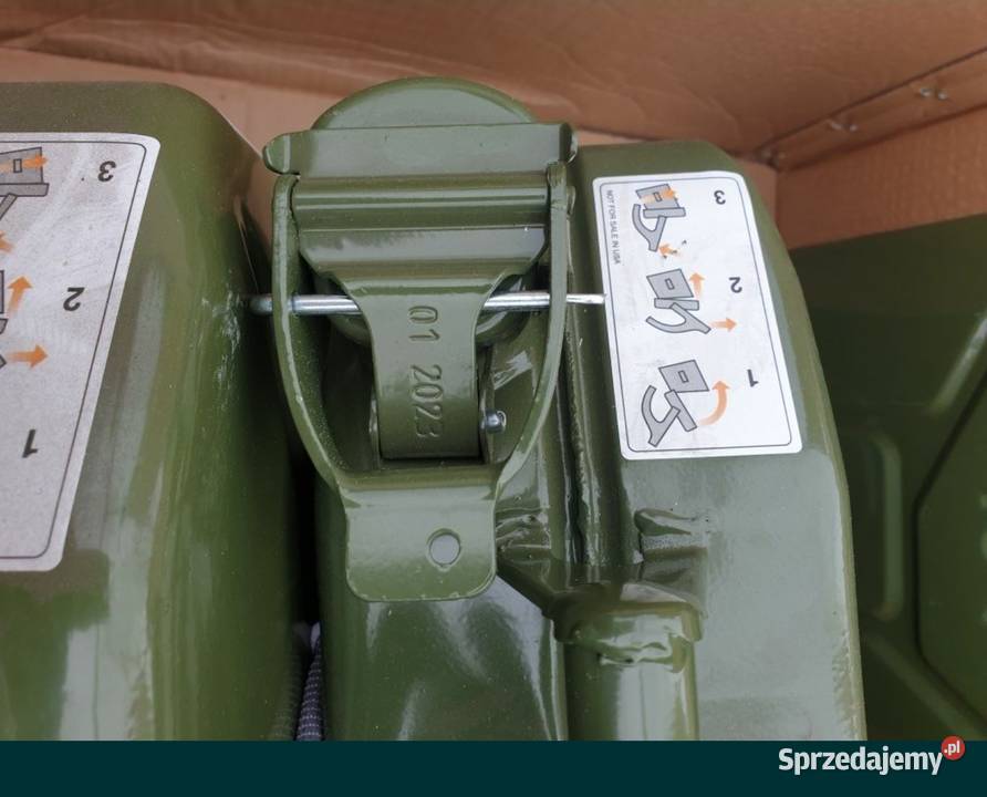 Kanister 10l metalowy dolnośląskie Strzelin