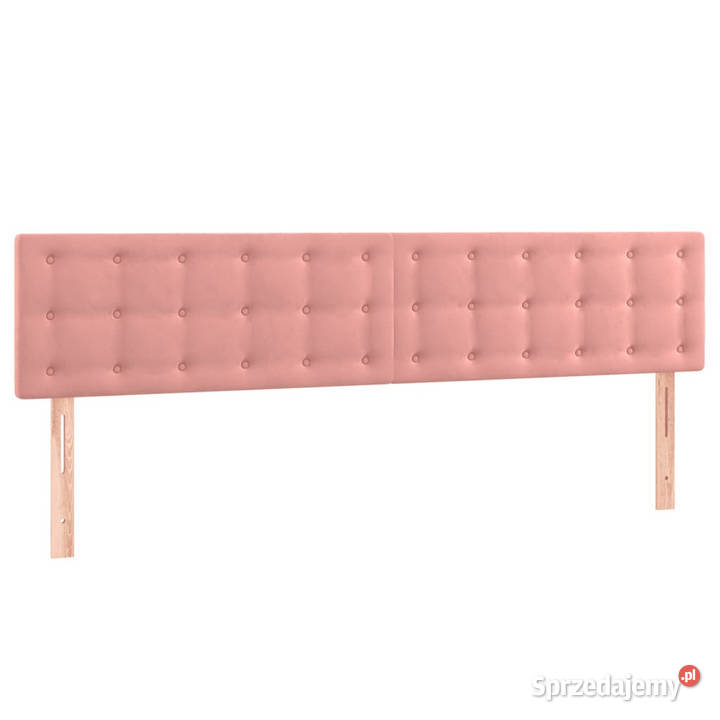 Zagłówek do łóżka z LED różowy 200x5x7888 Warszawa