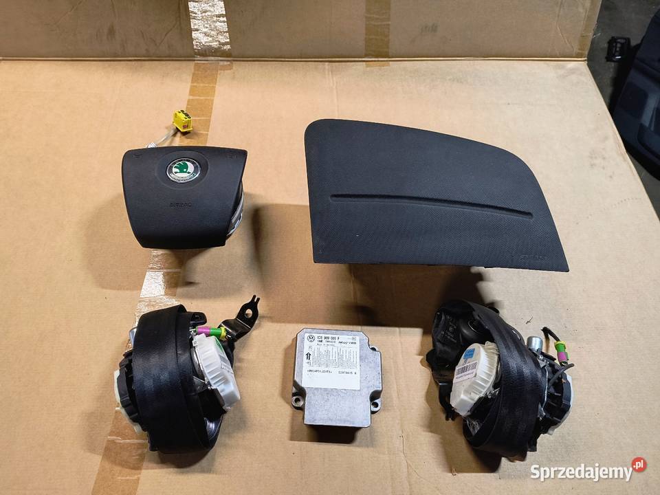 Skoda Fabia II 0710 Airbag Komplet poduszek Domasław sprzedam