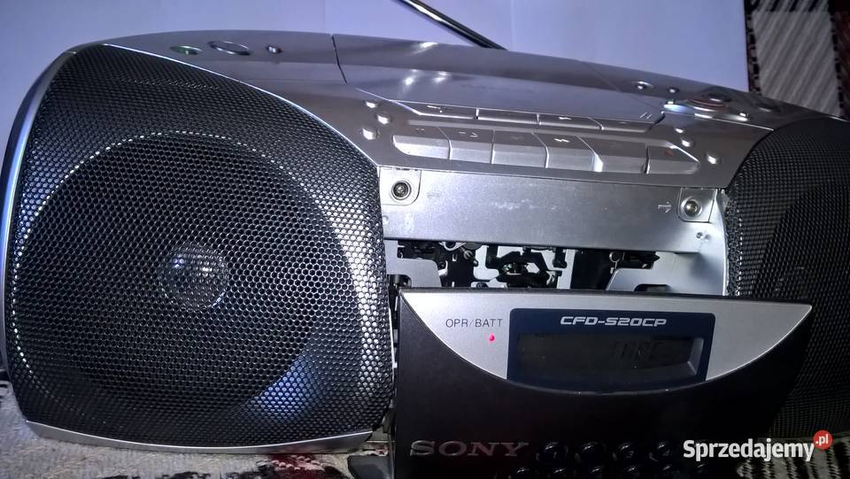Radiomagnetofon z cd Sony Elektronika dolnośląskie