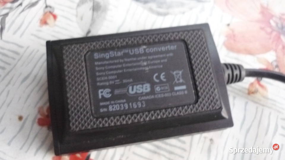 Singstar USB converter Sony Playstation 3 Majdan Królewski