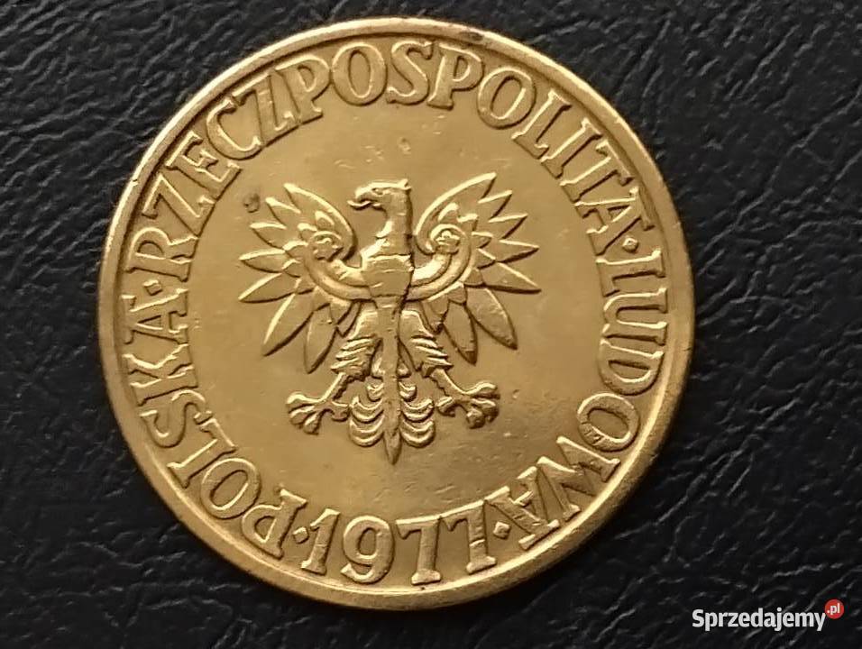 Moneta 5 1977 r bzm Warszawa