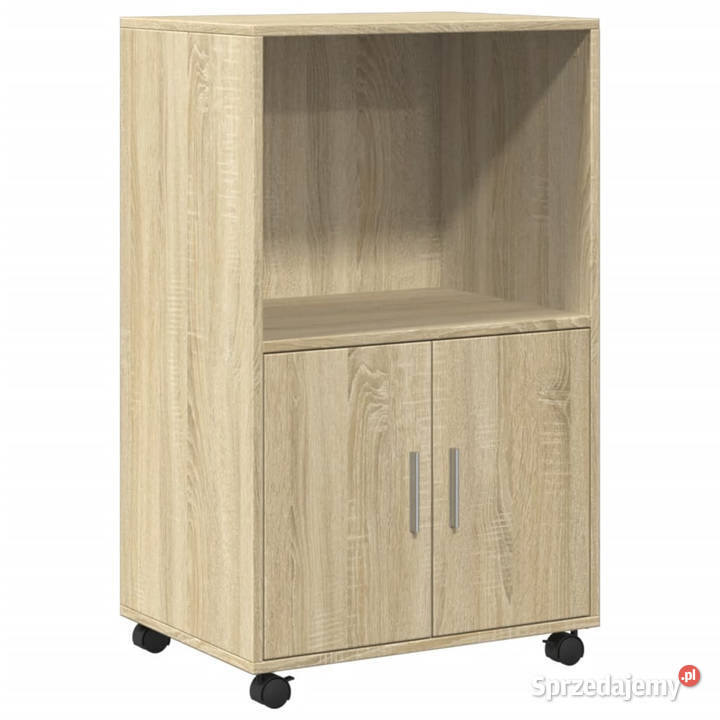 Szafka na kółkach dąb sonoma 55x40x91 WM853184 Szafki