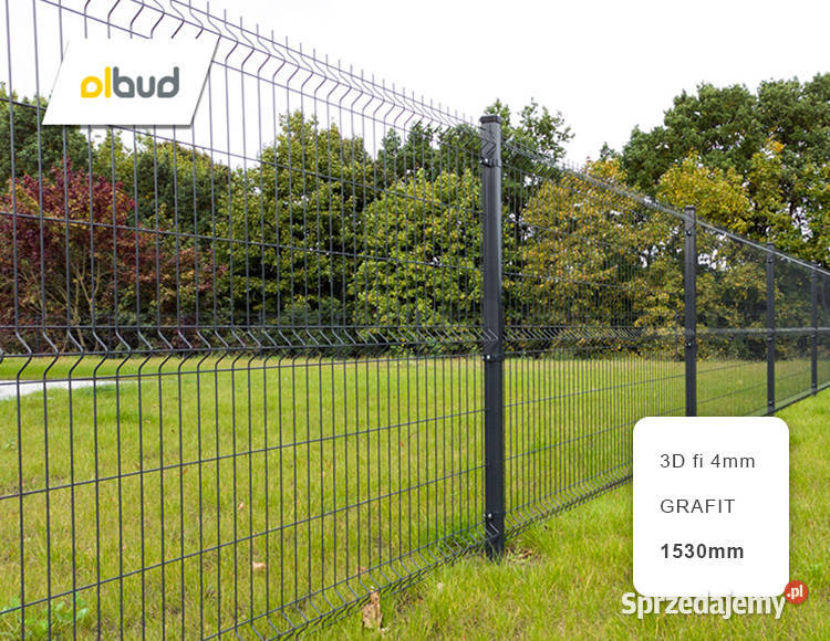 Panel ogrodzeniowy 3D 1530 fi4 grafit Gdańsk