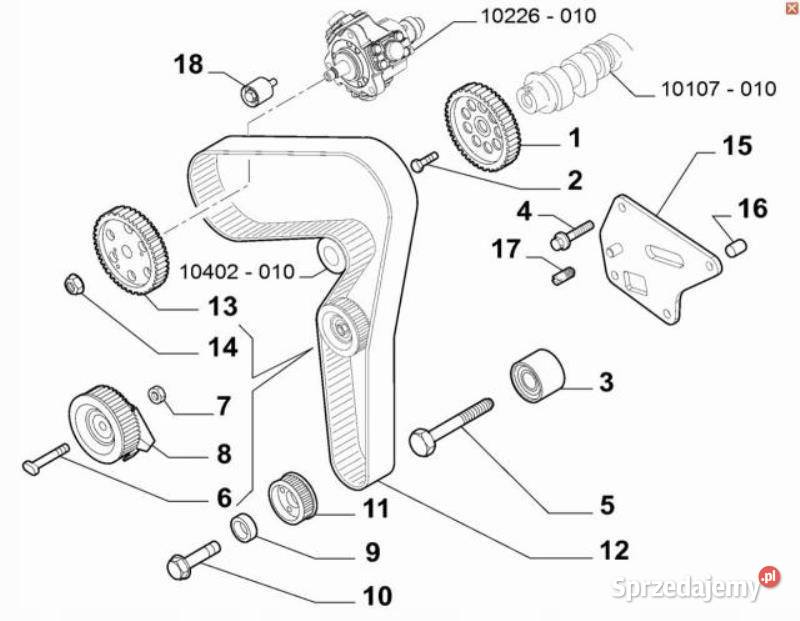 ROLKA NAPINACZA FIAT SEDICI 0611 DUCATO 14 zASO osobowe sprzedam