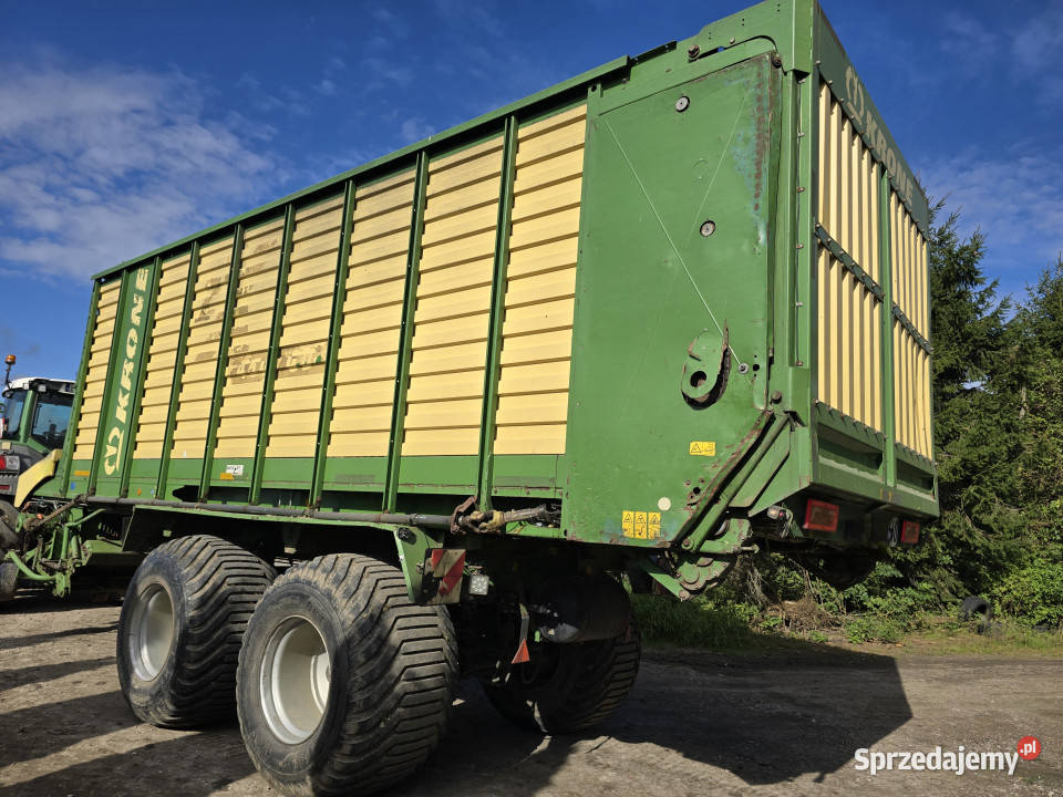 Przyczepa samozbierająca KRONE ZX 450 GD oś Kuków