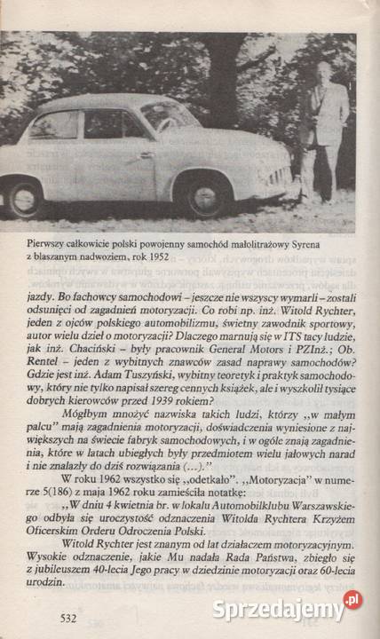 MOJE DWA I CZTERY KÓŁKA Witold Rychter Gorzów Wielkopolski
