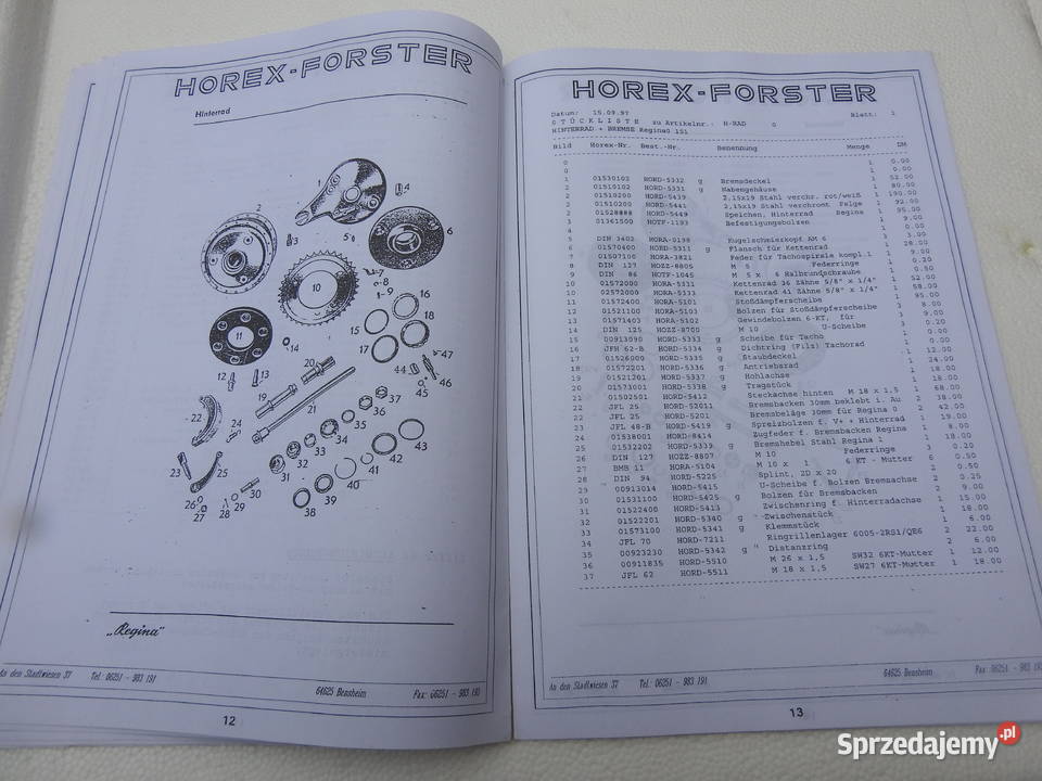 Horex Regina nie Resident Imperator NSU Konsul Warszawa