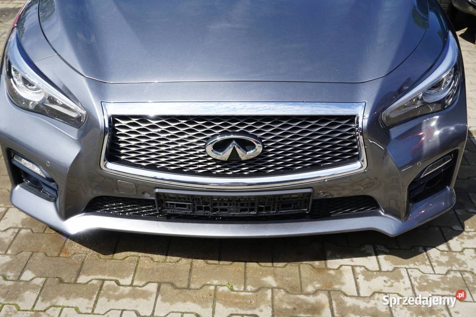 INFINITI Q50 KOMPLETNY PRZÓD ZDERZAK MASKA LAMPA Nowy Tomyśl