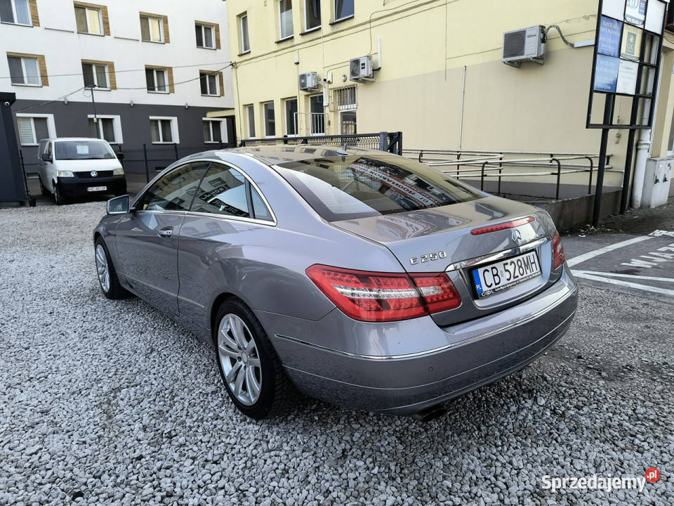 Mercedes E 250 RADAR Skóry Nawigacja Wentylowane gniazdo AUX Bydgoszcz