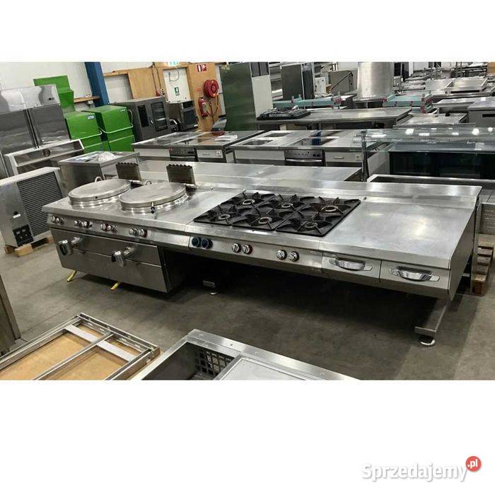 Wyspa gastronomiczna 2 kotły 100 l 6palnikowa śląskie Góra