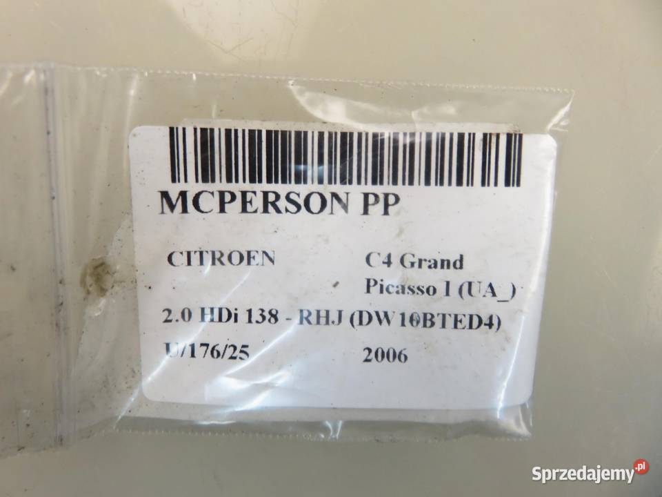 MCPERSON PRAWY PRZEDNI CITROEN C4 Grand Picasso
