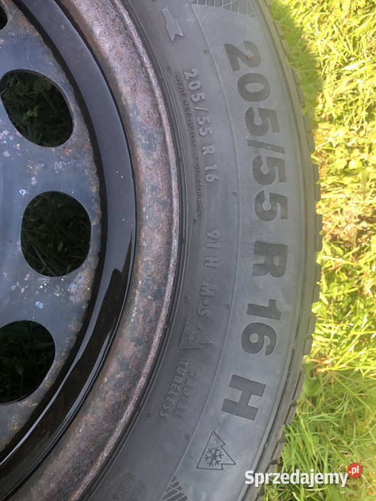 Koła komplet felga stalowa opona Continental TS śląskie Wrzosowa