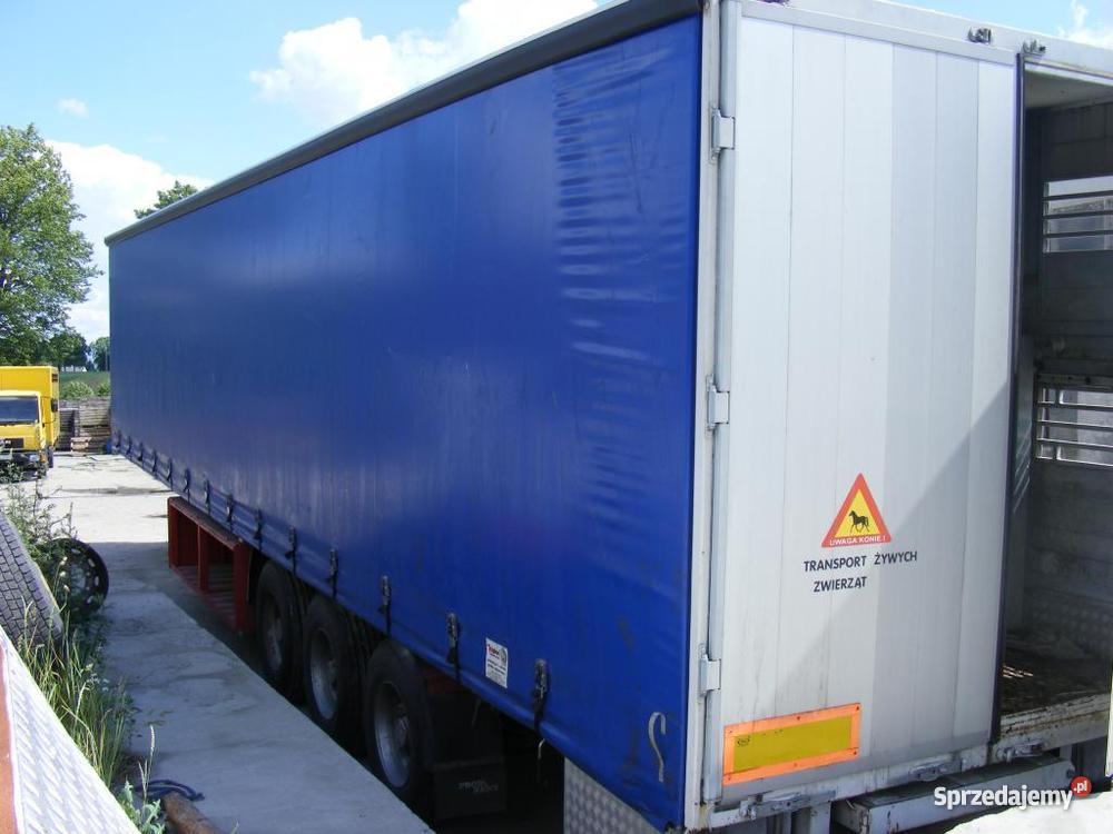 Naczepa do przewozu koni zabudowa 2010 Mokowo sprzedam
