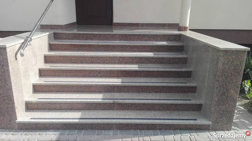 Schody wewnętrzne i zewnętrzne z kamienia Lublin sprzedam