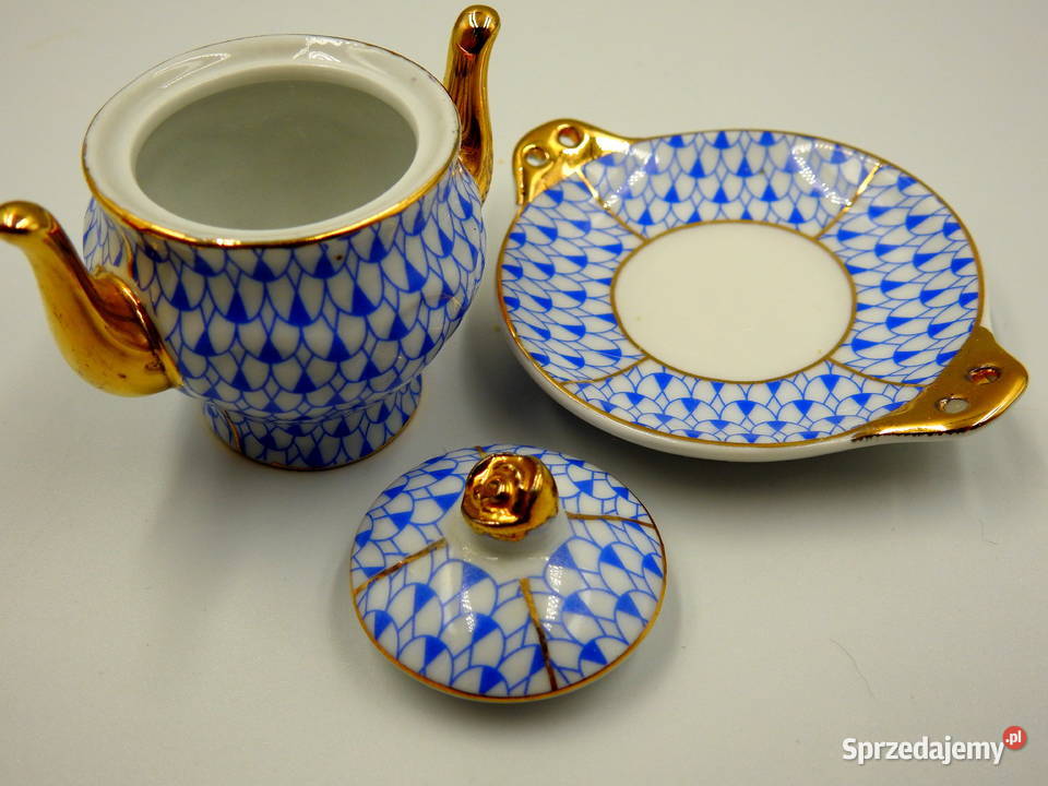 Porcelain Art mini waza kolekcjonerska z Porcelana i szkło