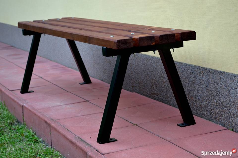ŁAWKA PARKOWA OGRODOWA MIEJSKA 180 W042 metal Meble ogrodowe Miejsce Piastowe