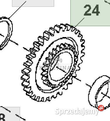 John Deere 8110 8210 8310 8410 Bieg Tryb Zębatka Jastrzębniki