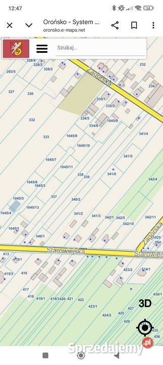 Sprzedam działkę Orońsko 55 metr 3800 mdl sprzedam