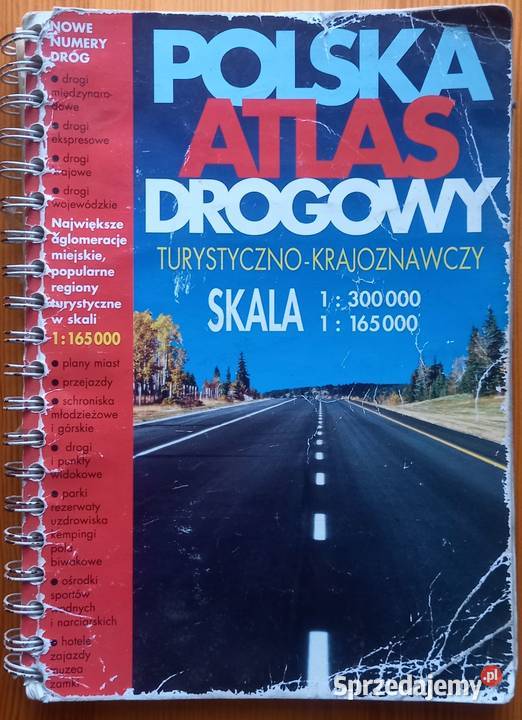 Polska Atlas Drogowy Wydawnictwo Beata Piętka mapa samochodowa mazowieckie Małkinia Górna
