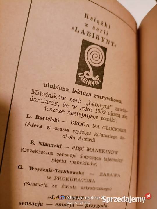 Szakale Szczerba książki kryminał antykwariat Warszawa sprzedam