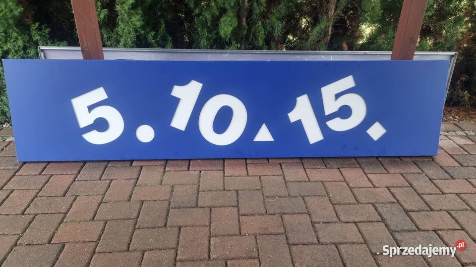 Kaseton reklamowy wewnętrzny LED dolnośląskie Bolesławiec