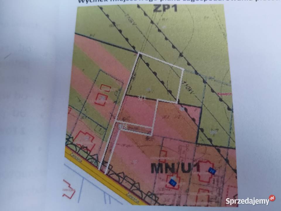 Sprzedam bezpośrednio działkę budowlaną Borowina